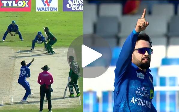 [Watch] Caught In The Spin Web! Rashid Khan Stuns Bangladesh With A Moment Of Magic